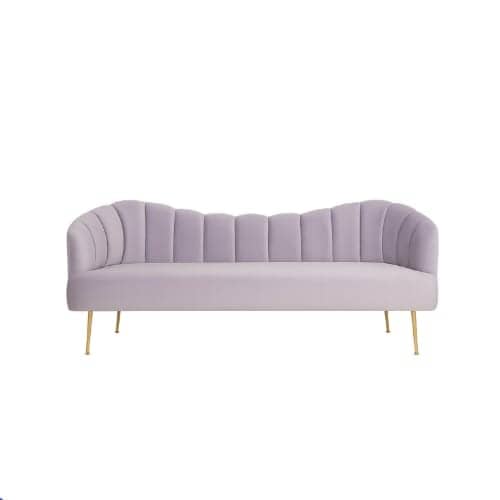 Canapé velours gris – photo 1